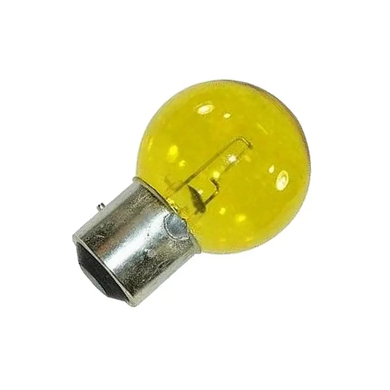 Certifié Lampe 12 Volts 45 Watts jaune à culot BA21S