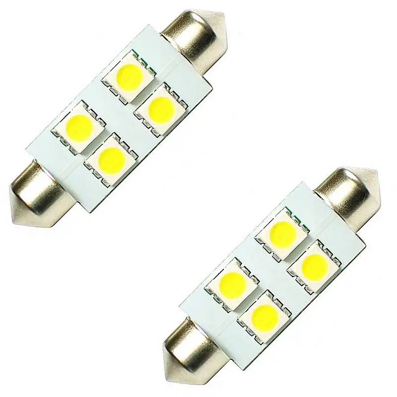 Jeu de 2 lampes navette LED 12 Volts 5 Watts 36 mm Quantité Limitée