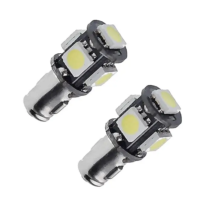 Promotion Jeu de 2 lampes LED 6 Volts à culot BA7S