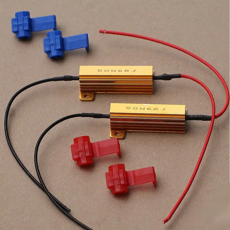 Meilleur Prix Jeu de 2 résistances CANBUS pour anti-message d'erreur dans le cadre d'utilisation de lampes LED
