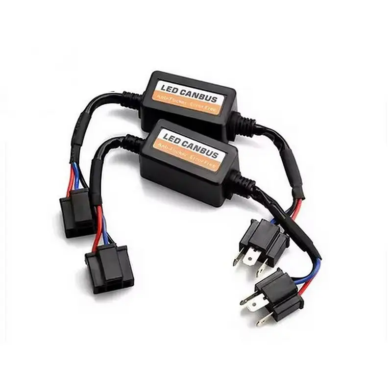 Offre Du Jour Jeu de 2 résistances CANBUS pour H4 pour anti-message d'erreur dans le cadre d'utilisation de lampes LED