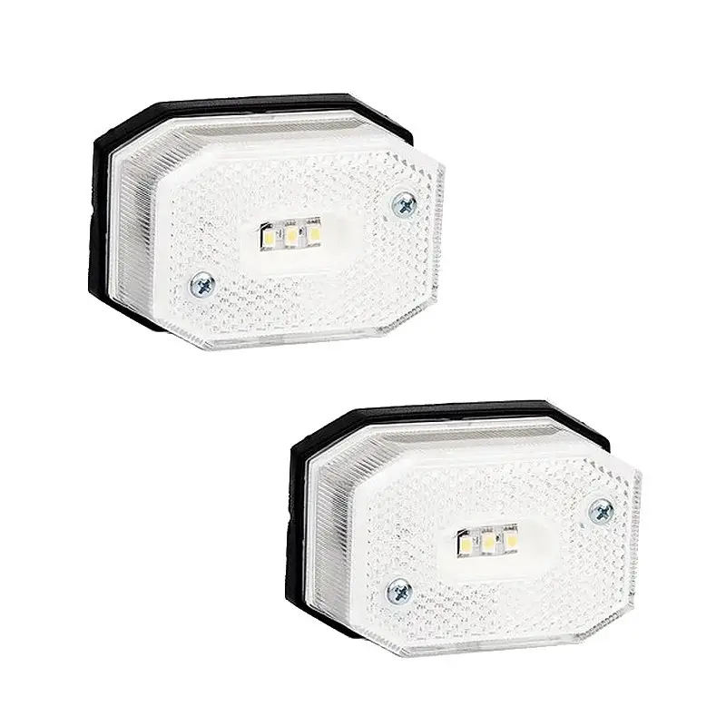 Jeu de 2 feux de gabarit cristal LED pour remorque, caravane et camping-car Offre Limitée