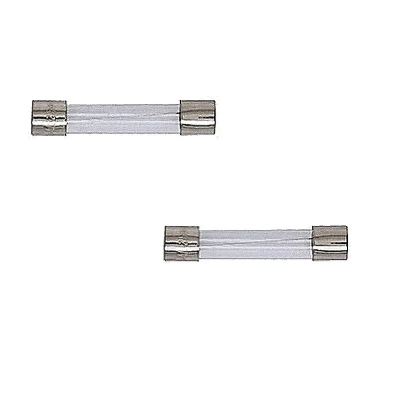 Jeu de 2 fusibles verre 32 mm pour interrupteurs à tirette Nouveauté