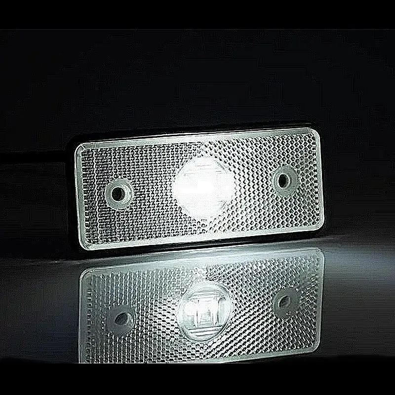 Feu de gabarit avant cristal LED avec catadioptre pour remorque, caravane et camping-car Meilleur Choix