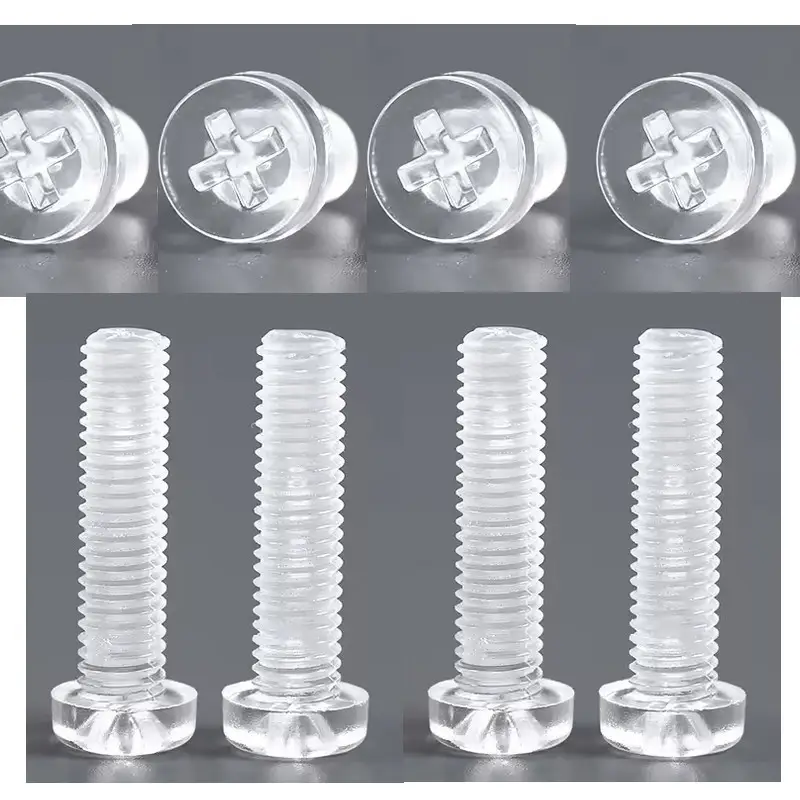 Jeu de 4 vis polycarbonate pour feux de voitures Italiennes Populaire