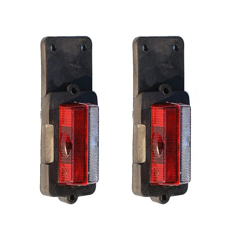 Jeu de 2 feux de gabarit suspendus rouge/cristal Prix Promo