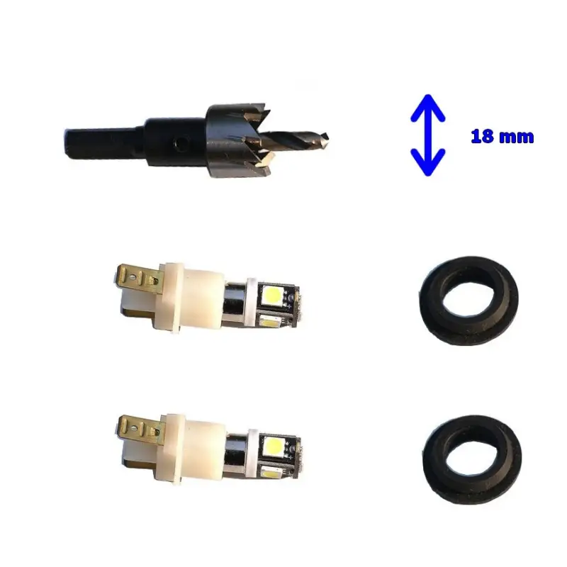 Kit d'installation douilles de veilleuse LED en 12 Volts Marque