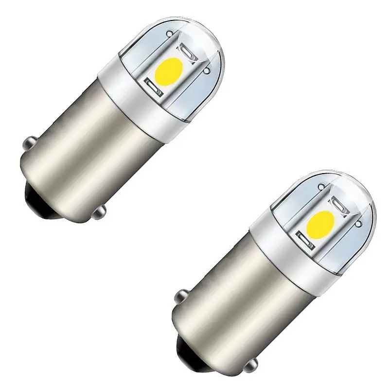 Authentique Jeu de 2 lampes LED pour veilleuse de phare en 6 Volts