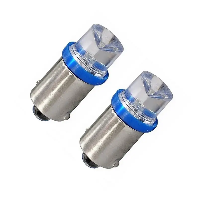 Jeu de 2 lampes LED veilleuse bleue concave BA9S Marque