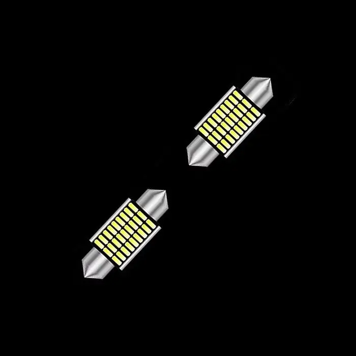 Jeu de 2 lampes 12 Volts 10 Watts LED navette Nouvel Arrivage