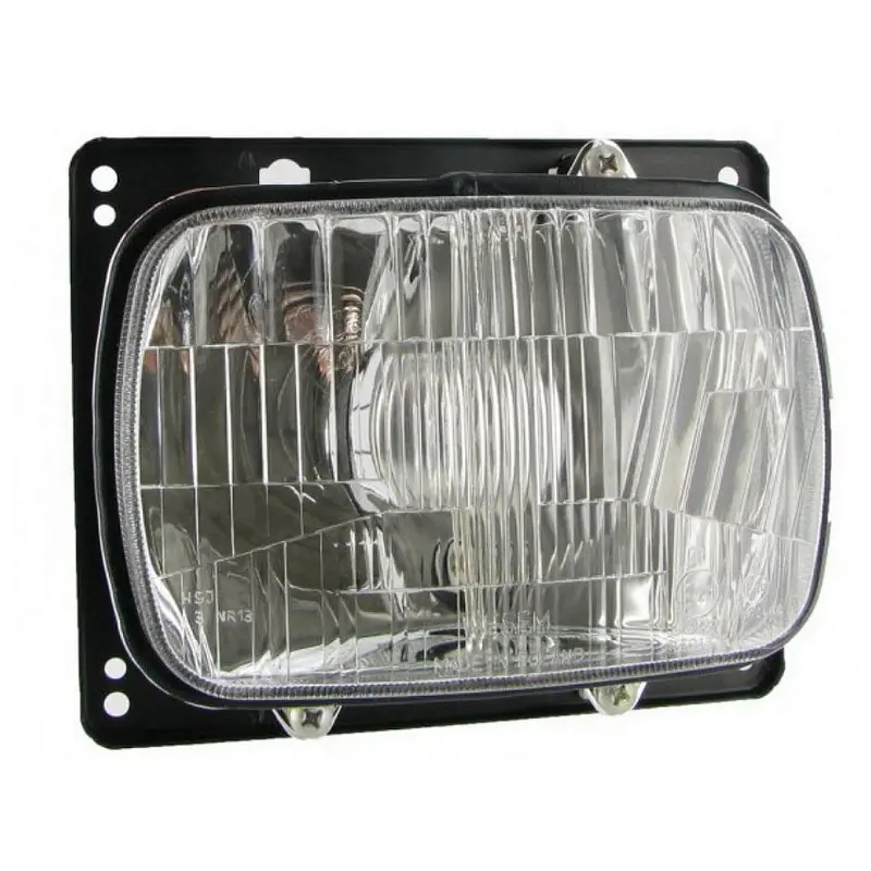 Soldes Phare de moto standard rectangulaire avec platine