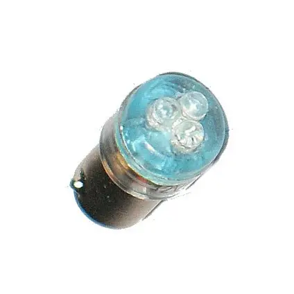 Jeu de 2 lampes LED Bleues avec culot BA9S Nouveauté