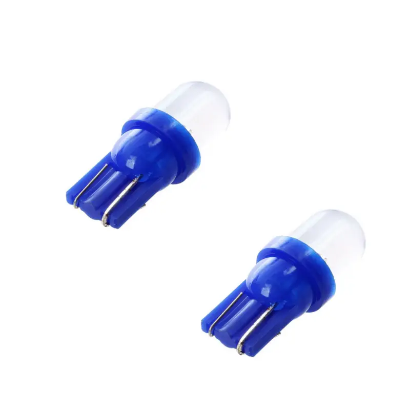 Jeu de 2 lampes LED sans culot type T10 éclairage bleu Super Prix