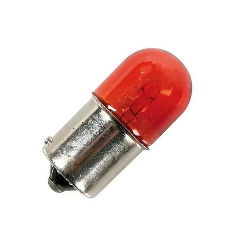 Dernier Modèle Lampe 12 Volts 4 Watts orange à culot BA9S