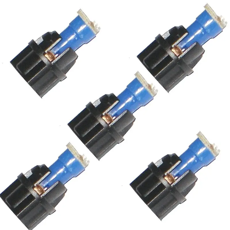 Top Vente Jeu de 5 douilles T5 équipées LED bleu pour tableau de bord "TUNING"