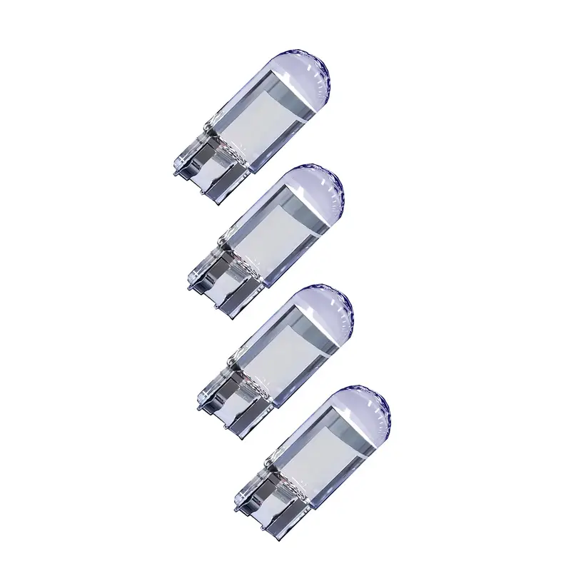Affaire À Saisir Jeu de 4 lampes Wedge Base LED T10 ICE BLUE