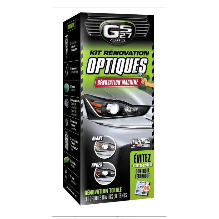 Kit de rénovation pour optiques de phares Expédition Rapide