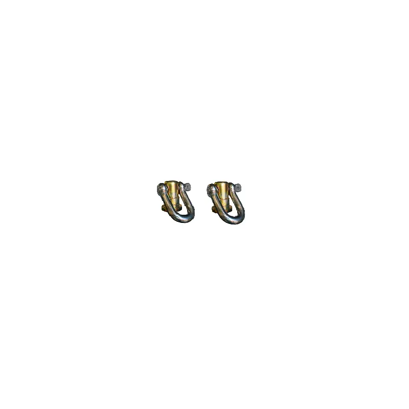 Jeu de 2 manilles articulées de pare-choc tubulaire pour Defender, Discovery et Range Rover Classic Commande En Gros