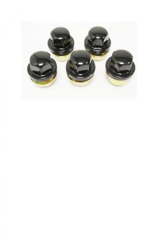 Offre Limitée Écrous Noir pour jante aluminium x 5 pour Defender, Discovery et Range Rover Classic