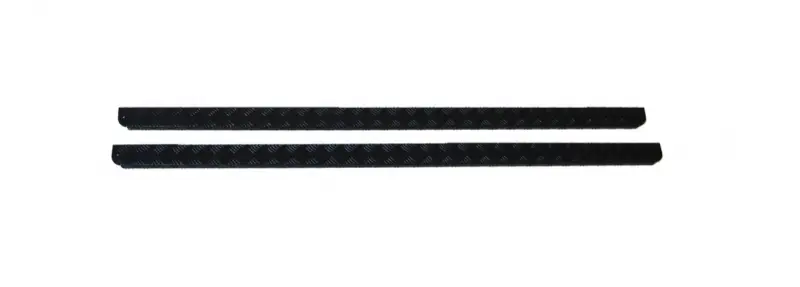 Protections bas de caisse noires alu 3mm pour Defender 90 Petit Prix