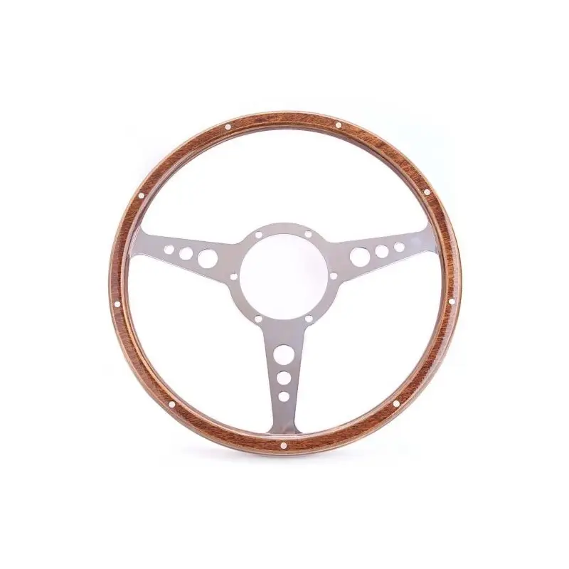 Volant Bois 3 Branches Alu 15" pour DEFENDER Meilleur Prix