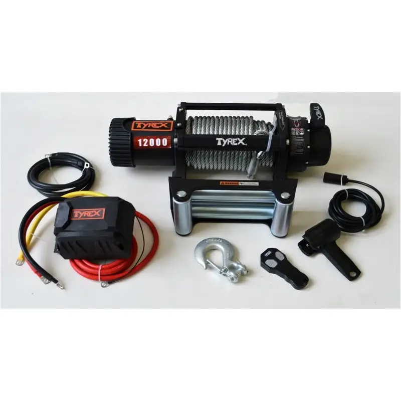 TREUIL TYREX 5450KG CABLE ACIER - Universel Livraison Gratuite