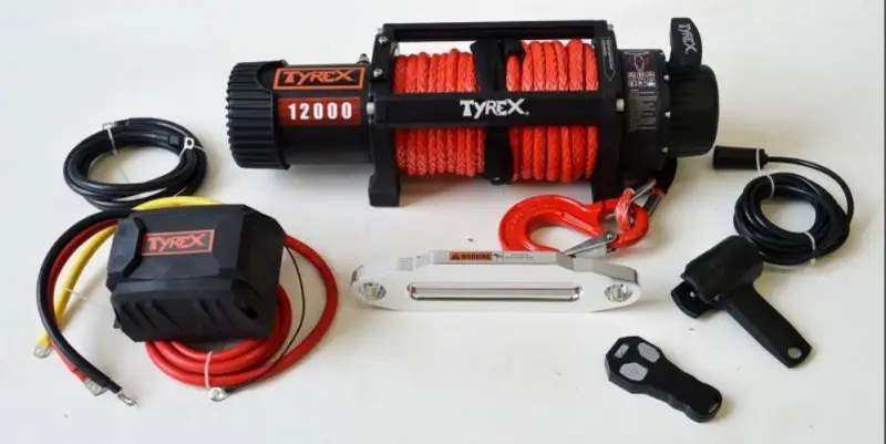 Usine Directe TREUIL TYREX 5450KG CORDE SYNTHETIQUE - Universel