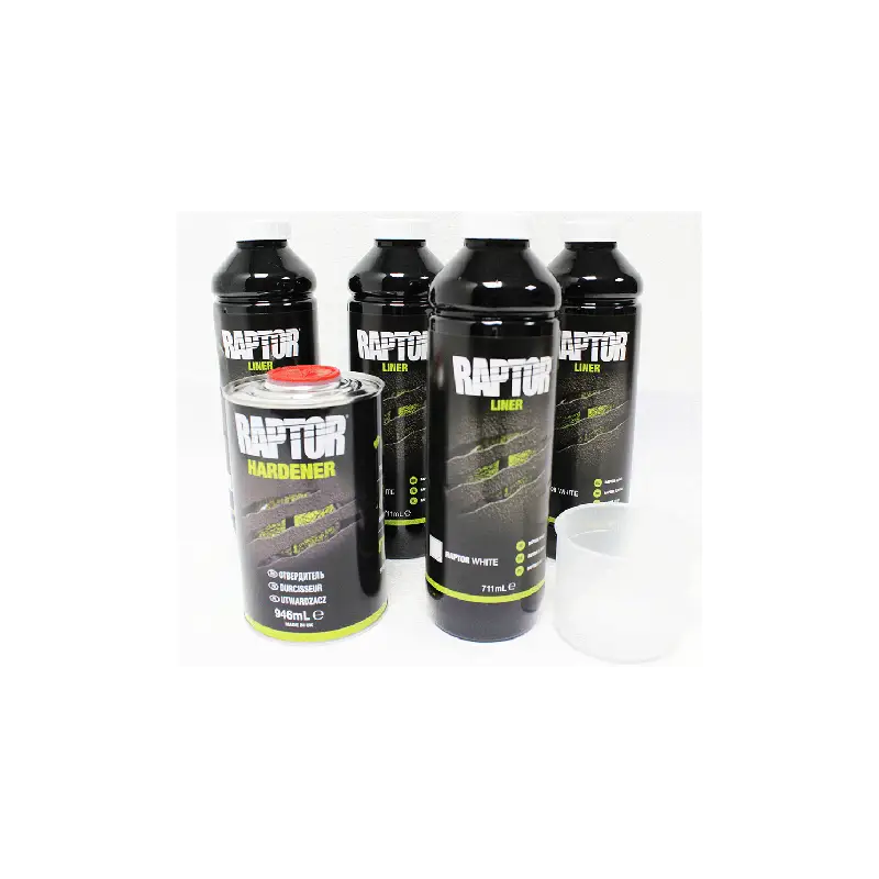 Commande En Gros KIT PEINTURE DE PROTECTION UPOL RAPTOR BLANC - Universel