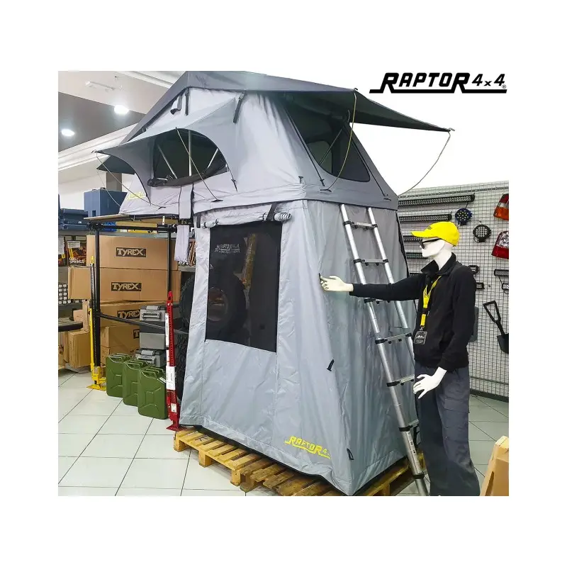 Tente de toit souple avec chambre annexe - Universel Meilleur Prix