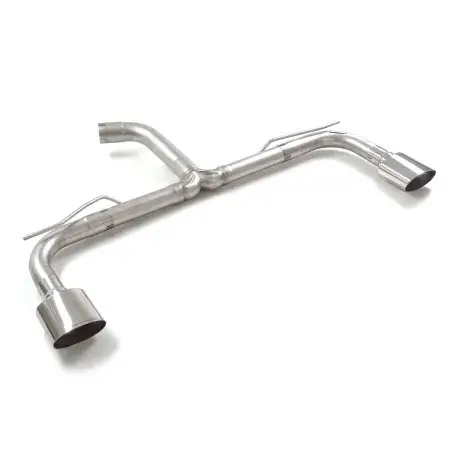 Must-Have Tube arrière Groupe N duplex en inox g/d avec 1 sortie ovale Sport Line 135x90 mm