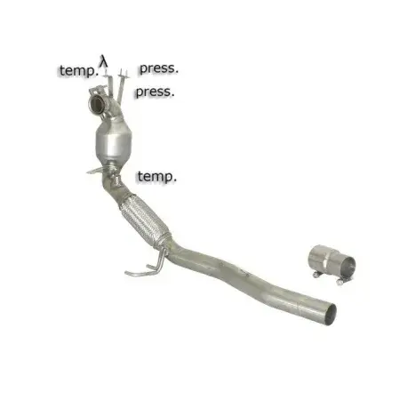 Vente Directe Catalyseur Groupe N + tube remplacement filtre à particules Groupe N en inox - mot.CBAB (1968cc) 2008>>