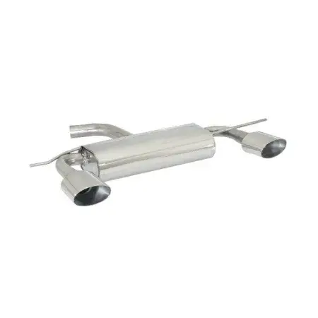Prix Réduit Silencieux arrière duplex en inox g/d avec 1 sortie ovale Sport Line 135x90 mm - Modifier le pare-chocs d'origine