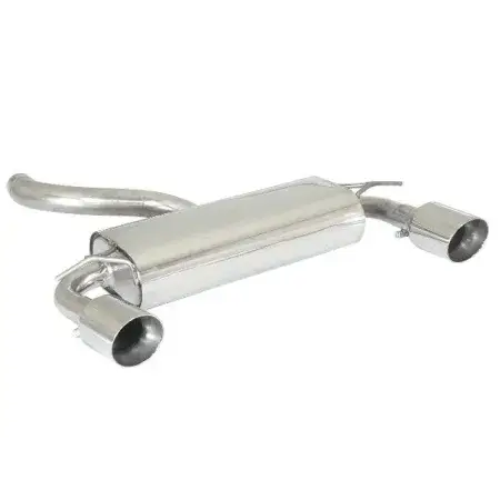 Silencieux arrière duplex en inox G/D avec 1 sortie ronde Sport Line 102 mm Volvo C30 (Type M) 2.5 T5 10/2006-2013 Vente Flash