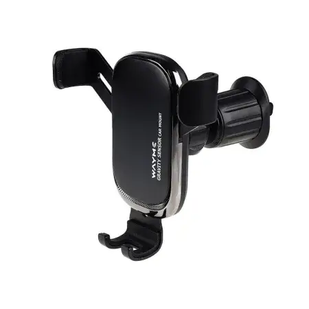 Acheter En Ligne Support téléphone gravitationnel pour grille d'aération, noir WAYME