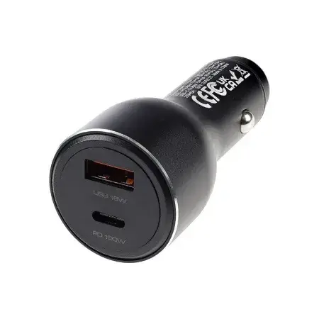 Quantité Limitée Chargeur 12/24V, USB 18W + USB-C PD 100W WAYME
