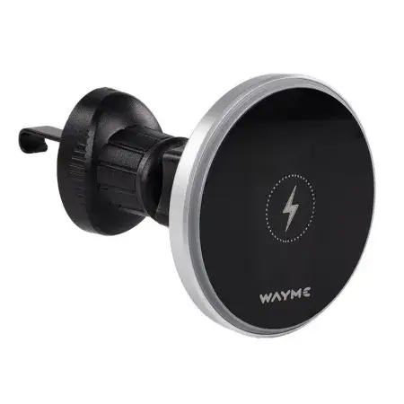 Support téléphone magnétique en aluminium pour entrée d'air avec chargeur inductif 15W + USB vers câble USB-C 100 cm WAYME Réduction