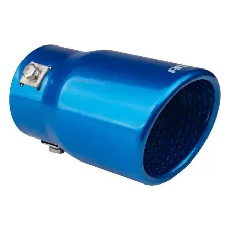 Embout d'échappement en acier inoxydable bleu AMIO Produit De Marque