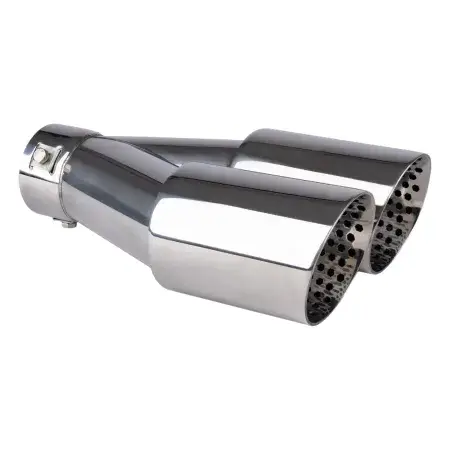 Embout d'échappement en acier inoxydable chrome AMIO Seulement Aujourd’hui