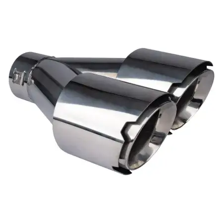 Solde Embout d'échappement en acier inoxydable chrome AMIO