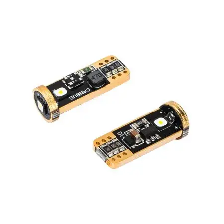 Meilleur Prix Ampoule LED W5W (T10) 12/24V 3x 3838 SMD, CANBUS, blanche, 2 pièces Vision