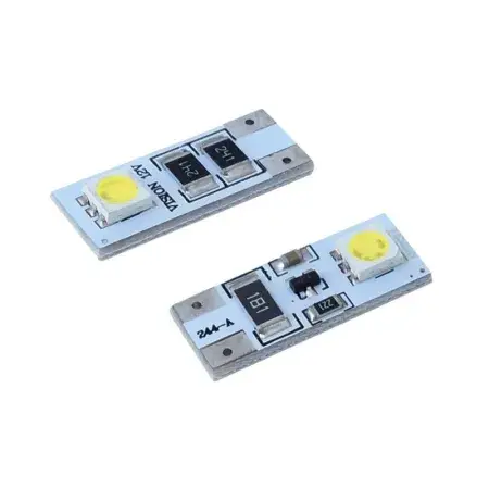 Nouvel Arrivage Ampoule LED W5W (T10) 12V 2x 5050 SMD, CANBUS, blanche, 2 pièces Vision