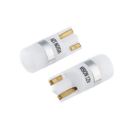 Certifié Ampoule LED W5W (T10) 12V, 1x 3030 SMD, CANBUS, blanche, 2 pièces Vision