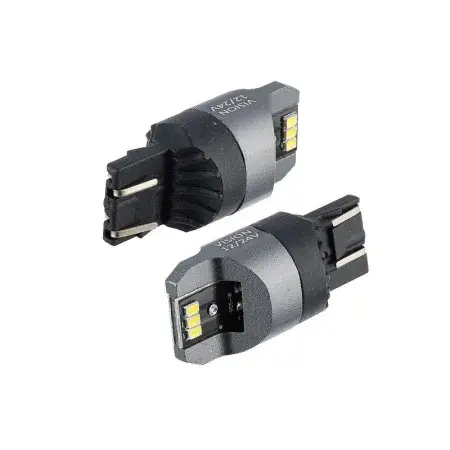 Meilleur Choix Ampoule LED W21 / 5W (T20q) 12/24V 6x 3020 SMD, non polaire, CANBUS, blanche, 2 pièces Vision
