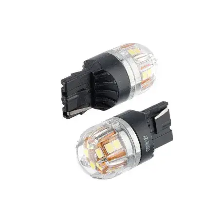 Prix Choc Ampoule LED W21W (T20d) 12/24V 15x 2835 SMD puce OSRAM, CANBUS, blanche, 2 pièces Vision