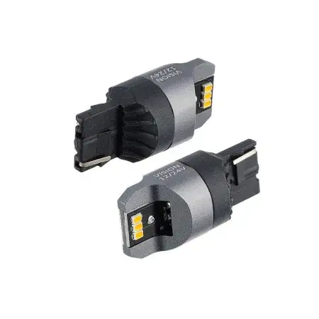 Ampoule LED WY21W (T20d) 12/24V 6x 3020 SMD, non polaire, CANBUS, orange, 2 pièces Vision Produit De Marque