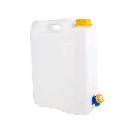Authentique Bidon à eau 10L avec valve en plastique, certifié eau potable