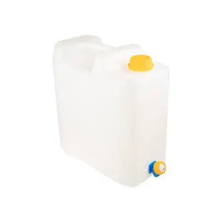 Bidon à eau 15L avec valve en plastique, certifié eau potable Offre Limitée