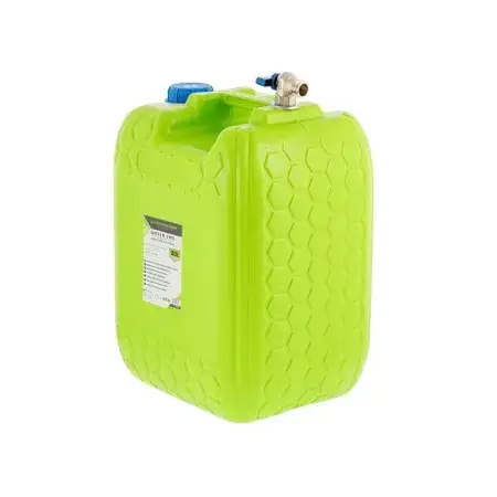 Bidon à eau 20L avec courte valve filetée en métal en haut Bon Plan