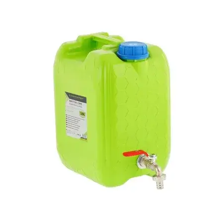 Vente Directe Bidon à eau 10L avec longue valve filetée en métal