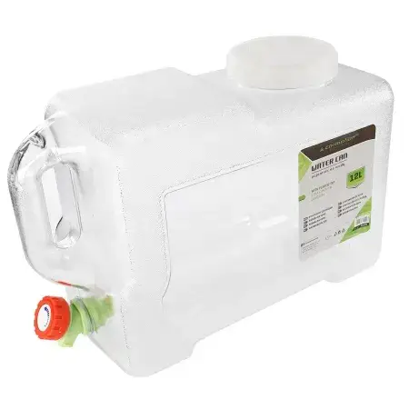 Populaire Bidon d'eau 12L avec valve en plastique, transparent